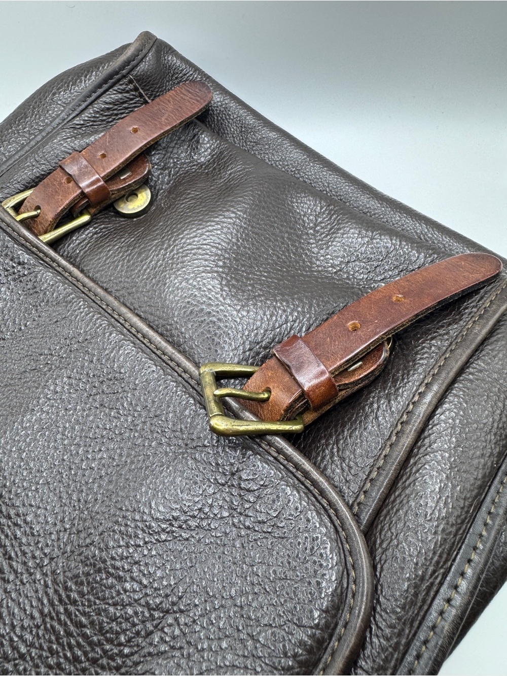 Matteo Mio  Satchel Messenger Bag Italian, Argentinian leather made in Quebec